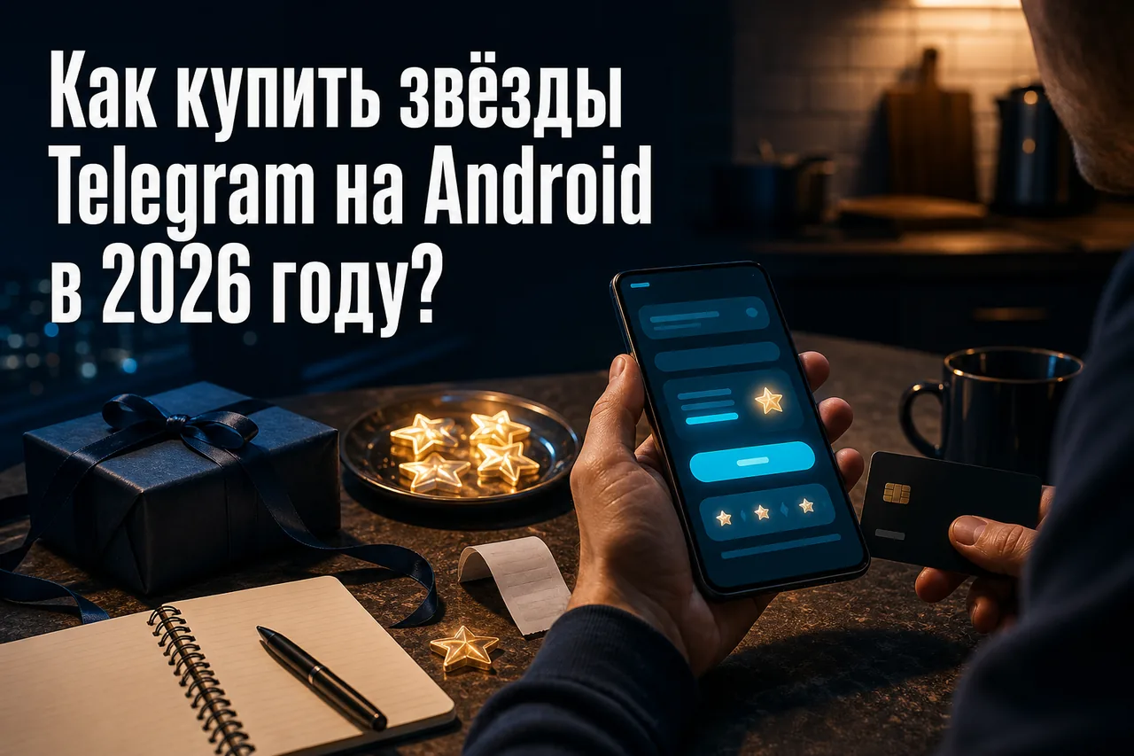 Как купить звёзды Telegram на Android в 2026 году?