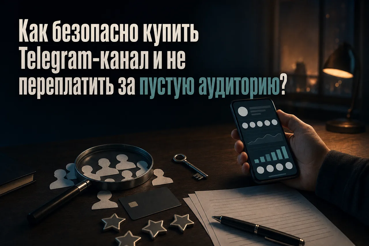 Как безопасно купить Telegram-канал и не переплатить за пустую аудиторию?